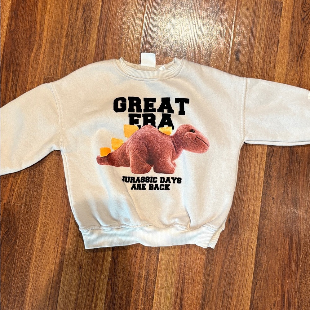 Zara Dinosaur Crewneck Jurassic Days
